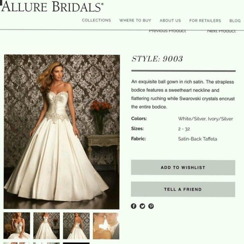 EXQUISITE SWARVORSKI CRYSTAL WEDDING BALL GOWN